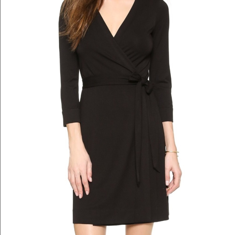 Sexy figure flattering wrap dress, wardrobe staple
